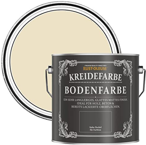 Rust-Oleum Peinture Beige Résistante aux rayures pour Sols, Finition Mate - Plume 2.5L