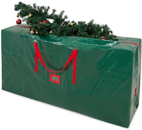 Weihnachtsbaum Lagerung Christmas Tree Aufbewahrungstasche mit Reißverschluss & Tragegriff, Tannenbaum Boxen Aufbewahrung (Grün 160 cm)