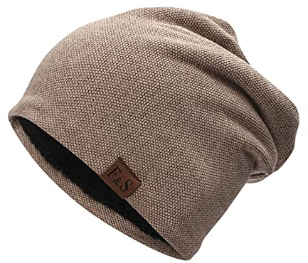 Ryssen huva solid utomhus mössa stickad mössa vinter varm stickad mössa filt mössa dam, Khaki-a, En Storlek
