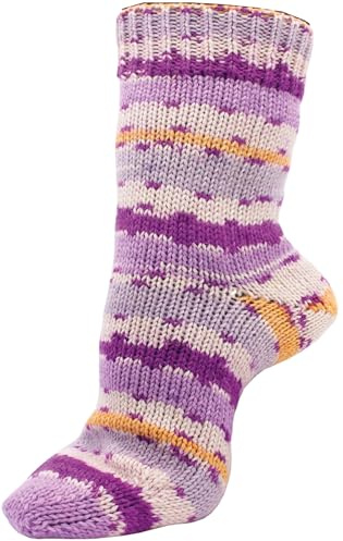 Sockenwolle 6fach -Kartopu Strumpfwolle 150gr Knaul – 6fädiges Strumpfgarn in grosser Farbauswahl - 375m-Lauflänge – Ökotexzertifiziert Made in Europe - Farbe (7011)