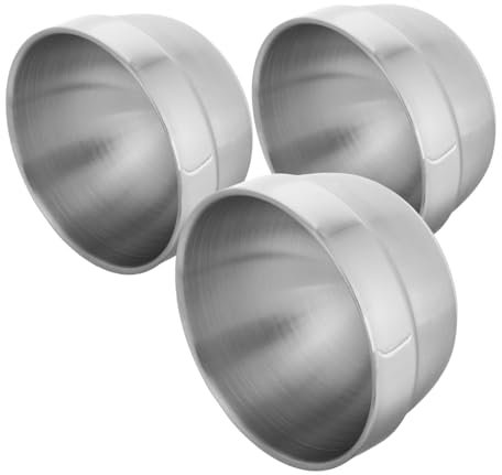 TOPPERFUN 3pezzi Bicchierini Inossidabile Shot Resistente e Infrangibile Per Whisky e Bevande Per Bar e
