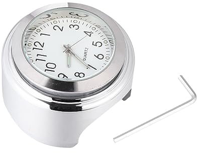 ABOOFAN Mini Uhr Für Fahrradlenker Abnehmbare Leuchtende Uhr Für Motorräder Und Fahrräder Kompakt Und Langlebig Für Radfahrer Und Biker