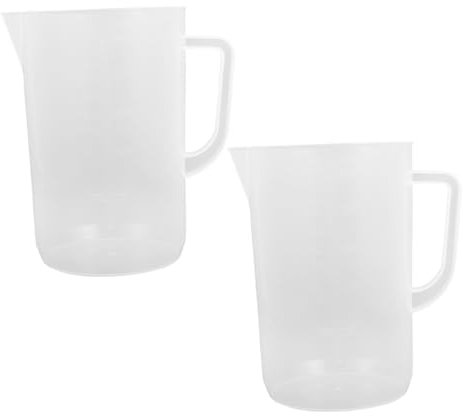 Ciieeo 2 Tazas Medidoras Automáticas Recipiente Para Drenar Aceite Jarra Para Llenar Aceite Recipiente Para Medir De Cocina Botellas Dispensadoras De De Plástico