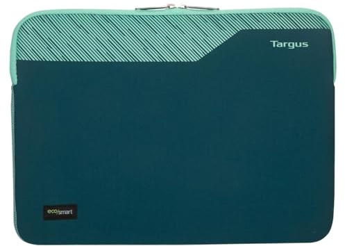 Targus Pulse 13-14 Laptop Sleeve – Green | Slim Protective Case for MacBook, Chromebook & Ultrabook, Lightweight, Water-Resistant, Durable Travel Bag