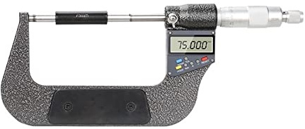 KONGMM Bügelmessschraube, Mikrometer außerhalb der Mikrometergenauigkeit 0,001 mm 0-25/50/75 / 100mm elektronischer digitales skalierer Messgerät Messgerät(75-100mm)
