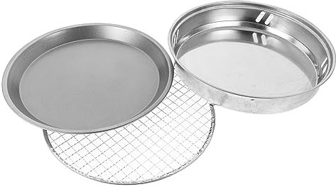 Yardwe 1 Juego Barbacoa Portátil de Inoxidable para Desechable para Exterior para Picnics y Fiestas y Práctico Color Aleatorio