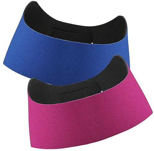 LOLIPPYY 2piezas Diademas Ajustables para Natación Protector de Orejas para Ducha o Cubre Oídos para Adultos Diadema Estampada Elástica