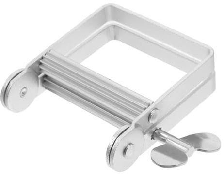 2 Exprimidores Manuales de Tubos de Pasta de Dientes de Metal | Aluminio E Hierro, Color Plata, para Tubo de Loción y Uso en Salón o Casa