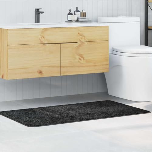 Genérico Estera de baño Gris Oscuro 70 x 120 cm Polipropileno,Casa y jardín,Accesorios para el baño,Alfombras y esterillas de baño,Gris,1.4 KG,4019844