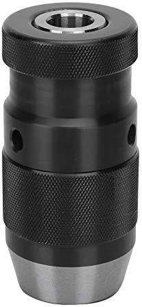B16 Keyless Drill Chuck, Self - Locking Drill Chuck with Sleeve Lathes Adapter, 0-16mm Clamping Range for Electric Hand Tools, High Speed Steel Material for Milling Machines and
