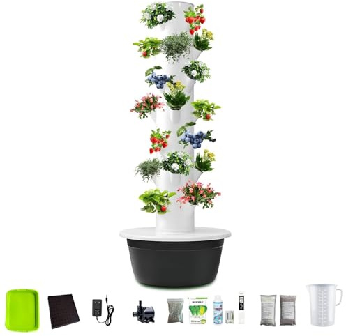 VZXATYOP City Farm Tour Hydroponique À 7 Couches avec Système De Culture D'intérieur Vertical sans Sol avec Arrosage Automatique Et Minuterie for Herbes Légumes Frais Toute L'année