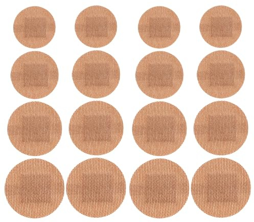 DIYEAH 160pcs Large Fabric Adhesive Bandages 22-38mm Waterproof Elastic Breathable Spot and Finger Plasters for First Aid Wound Care on Joints and Fingertips