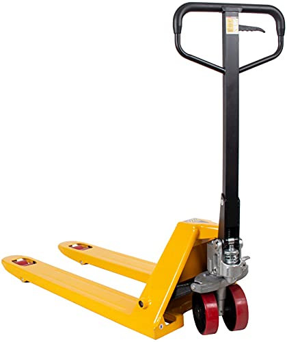 LoadSurfer Premium 2500kg Hand Pump Push Pallet Truck Jack Trolley Fully Assembled 550x1150mm, 1 Year Warranty