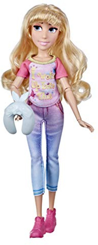 Hasbro Disney Prinzessinnen Comfy Squad Aurora Modepuppe zum Film Chaos im Netz, Puppe im Freizeit-Outfit für Mädchen ab 5 Jahren, E9024