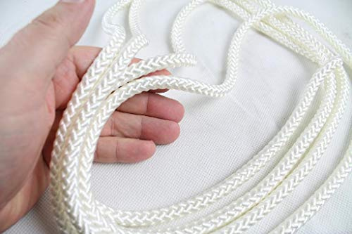 AWITALIA -CORDA CONTINUA PER ARGANELLO MICRO LIFT TAPPARELLA AVVOLGIBILI FUNE RESISTENTE PER ARGANO DI COLORE BIANCO ALTEZZA 150 CM. PEZZI 5