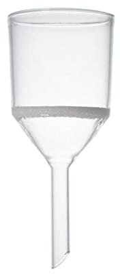 DADAKEWIN 500ml Vetro G5 Buchner Imbuto, Vetro Borosilicato 3.3, Dimensione dei Pori 2-5 Micron, Resistente al Calore Lab Imbuto Confezione da 1 (Size : 500ml/G5)