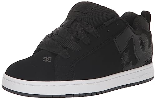 DC Shoes Dc Court Graffik vardagliga skridskor, herr, Svart svart vit, 43 EU