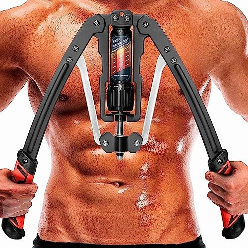 Yes4All Twister Arm tränare – justerbar 10 – 199 kg hydraulisk kraft, hemma bröstförlängare, axlar muskelträning fitnessutrustning, armförbättrad träningsförstärkare