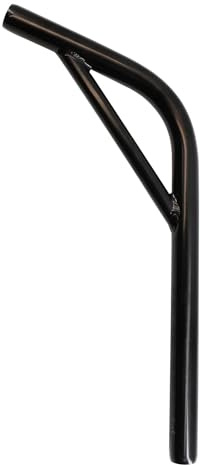 SENQI Bike Seat Post with Support, Steel Lay Back BMX Bicycle Seat Post w/Support, Multiple Sizes(Black, 22.2 * 350mm)