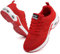 Womens Trainers Running Shoes Air Cushion Arch Support Sneakers Platform Trainers Ladies Walking Shoes Mesh Breathable Lightweight Sport Sneakers Outdoor Gym Athletic Tennis Jogging Red