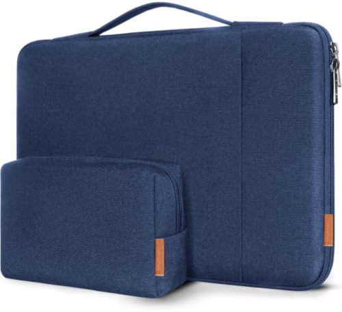 DOMISO 16 Zoll Laptop Tasche Hülle Notebook Case Schutzhülle Wasserdicht Laptophülle Stoßfest Laptop Sleeve für 16 Dell/HP Pavilion Envy/ThinkPad IdeaPad/ASUS Vivobook,Navy blau