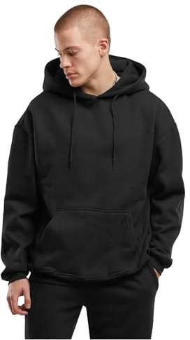 Urban Classics Basic Oversized Hoody Black, XL