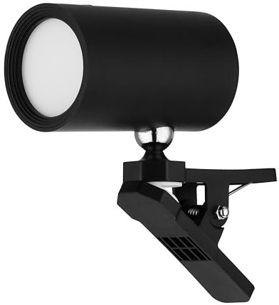 REV Lámpara de pared LED para interiores, iluminación de pared con batería, 180 lm, regulable, giratoria 360°, lámpara de lectura inalámbrica, ideal para pasillo, dormitorio y salón, color negro