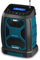Baustellenradio Mit Akku Aufladbar, Tragbares DAB Plus/FM Radio Mit Bluetooth Lautsprecher, Radiowecker, Starkem Empfang, Inklusive USB to Dc Netzkabel (Blau)