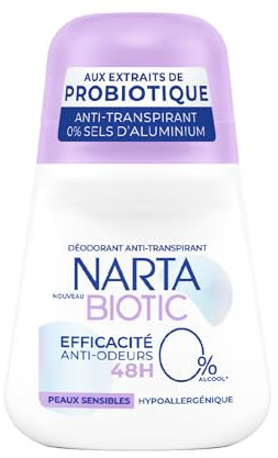 Narta Déodorant Bille Biotic Peaux Sensibles 50 ml