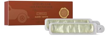 RITUALS Nachfüllpack Suede Vanilla Auto Lufterfrischer – Duo-Pack Luxus Parfüm Nachfüllungen aus der Private Collection – Hält Ihr Fahrzeug monatelang frisch – 2 x 3g