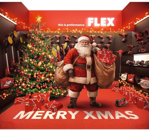 Flex Xmas 2025 (Adventskalender, mit 4V Akkuschraubendreher und umfangreicher Bit-/Bohrerbox, Kalender) 534227