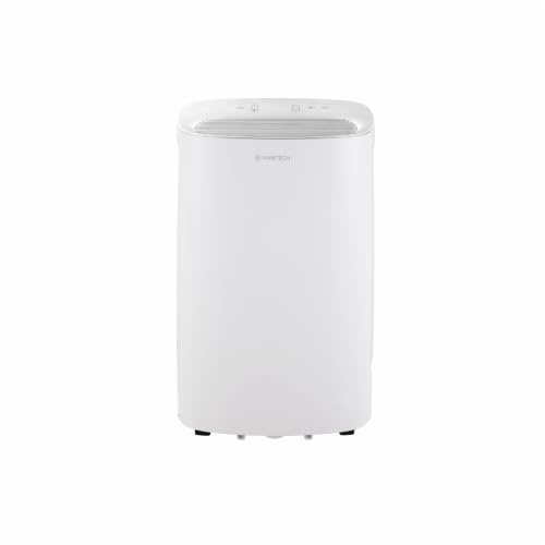 HANTECH Luftentfeuchter 20L/Tag – Kompakter Raumentfeuchter gegen Schimmel bis 20 m², mit Luftsensor, Timer, Kindersicherung & Auto-Abtaufunktion, 46 dB, 3,7L Tank, mit Rollen