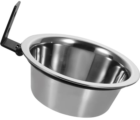 BUGUUYO Set 1 Ciotola da Parete per Cani in Acciaio Inox Design Contemporaneo per Alimentazione di Animali Domestici Adatta a Cani di Media Taglia