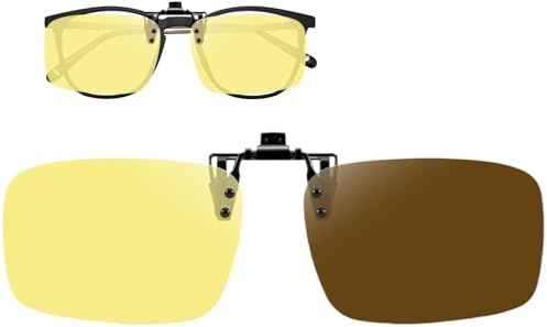Nachtsichtbrille zum Autofahren – polarisierte, blendfreie photochrome Gläser, -Brillen, hochauflösende klare Sicht, Motorrad, Radfahren, Angeln, Wandern, Camping, Unisex, Sport, B, as per