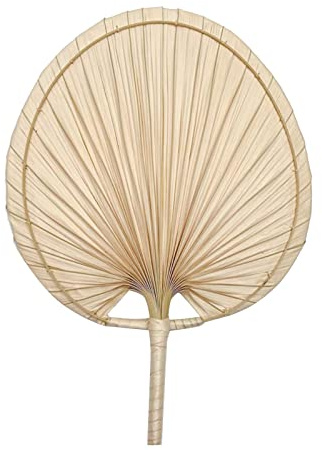 Ventaglio portatile Decorazioni da parete per la casa Ventagli in tessuto Ventagli con foglie palma per decorazioni estive per la casa nozze Bomboniera regalo da 40 cm / 16 pollici appeso a a