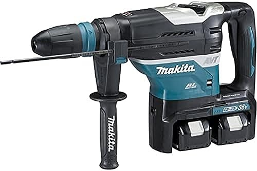 Makita DHR400PG2U Akku-Bohrhammer SDS-MAX, 18 V (inklusive 2 Akkus und Ladegerät)