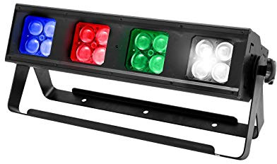 EUROLITE Zoom4Bar QCL Leiste | LED-Zoom-Effektleiste mit RGBW-Farbmischung, inkl. IR-Fernbedienung