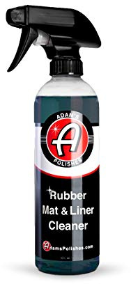 Adam's Rubber Mat & Liner Cleaner 16oz - Floor Mat Cleaner Restores Rubber, Plastic & Vinyl Mats For Car Detailing, Alos Works On Truck Bed Cargo Liners, Trunk Mat Accessories & More