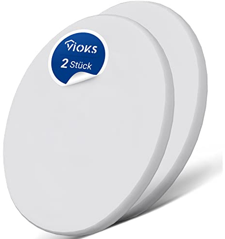 VIOKS 2x Staubsauger Filter rund 160mmØ - Vlies Filter für Dyson DC08, DC19, DC20, DC29 / Dyson Zubehör & Ersatzteile