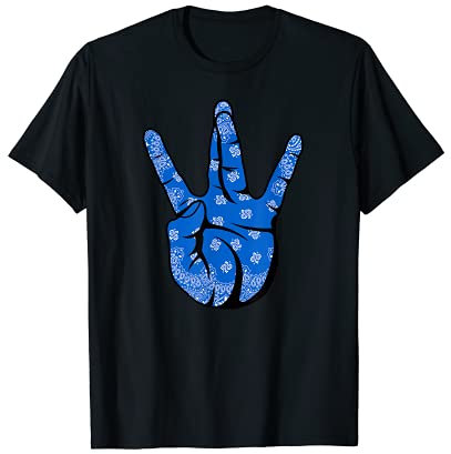 Westside Bandana, Handsignal, Bandana, Rap T-Shirt
