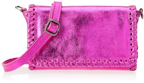ZITHA Sac À Main en Cuir Métallisé, Cabas pour Femme, Taille Unique