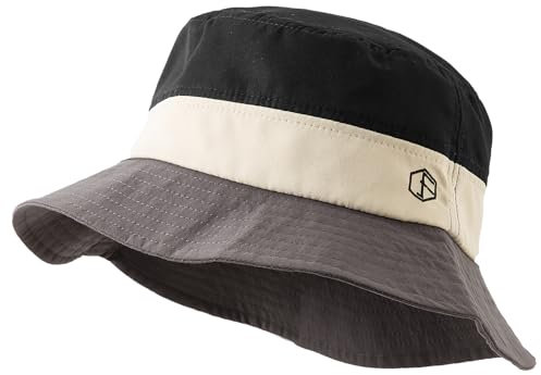 Gajaous Modische Colorblock Fischerhüte, Unisex Sommer Sonne Strand Fischerhüte für Frauen Männer, Outdoor Reise Wandern Angeln Kappe
