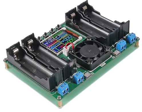 DWEII 1pcs 18650 Lithium Battery Capacity Tester Module MAh MWh Digital Battery Power Detector Module 18650 Tester Type-C (4 Channel)