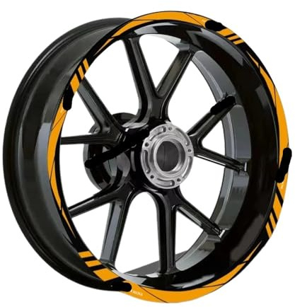 Moto Llantas Para K&awasaki 12 13 14 15 16 17 Y 18 Pulgadas Cinta Adhesiva Llanta Motocicleta Moto Scooter Pegatinas