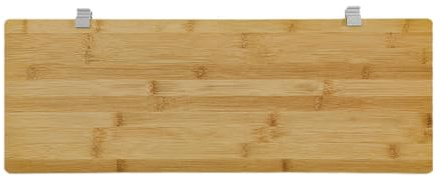 KiBcsLic Tavolino Laterale in bambù per Estensione Barbecue E Uso in Campeggio, 60 cm x 22,2 cm