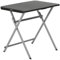 Lifetime 92210 - Mesa Auxiliar Plegable Negra | Mesa Plegable portátil Medidas 75x52, Altura 66cm | Incorpora asa para fácil Transporte | Fácil almacenaje | Resistente y Ligera