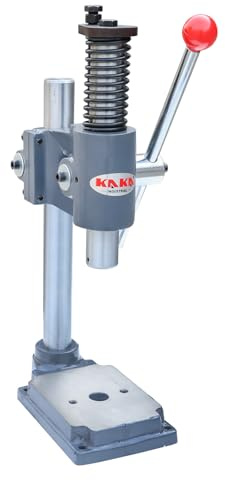 KAKA INDUSTRIAL Arbor Press, 2-Ton Capacity Manual Press, Hand Punching Machine, Adjustable Height up to 8 inch for Bearing Installation, Metal Bending and Assembly Work​ AP-2S