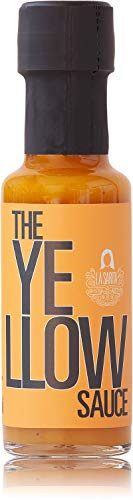 The Yellow Sauce 125 ml | Salsa picante hecha con ají amarillo, mango y piña | Sin aditivos ni conservantes | Sin gluten | Apto para veganos