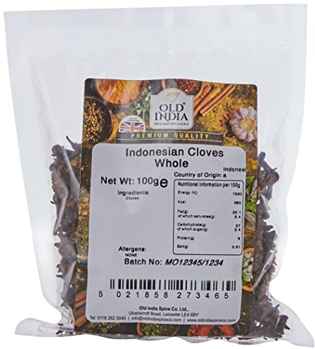 Old India Indonesian Cloves Whole 100g