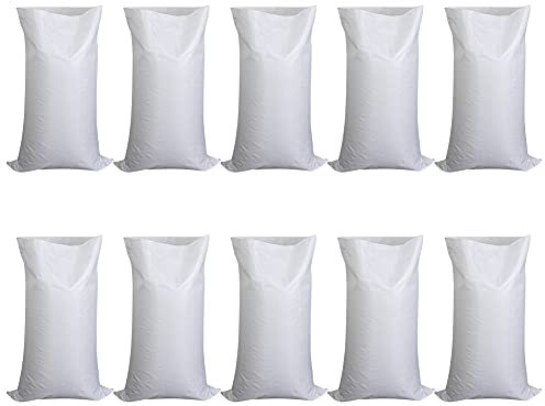 Hochwasser Sandsäcke, ARVALOLET 10pcs Sandsack Hochwasser, Flood Control Sandsack Flood Resistent Kunststoff Stoff Hochleistungs Sandsack, Hochwassersäcke Sandsack